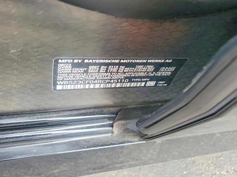 Photo 14 from auction – 2024 BMW IX with VIN WB523CF04RCP45110