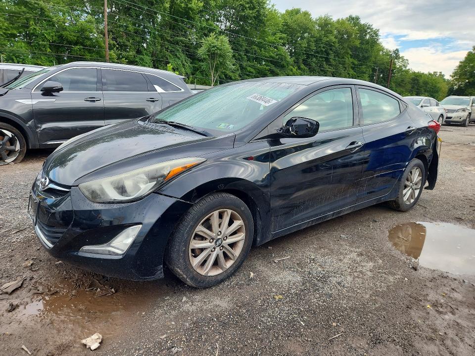 HYUNDAI ELANTRA 2014 with VIN 5NPDH4AE2EH481486 - Photo from auction