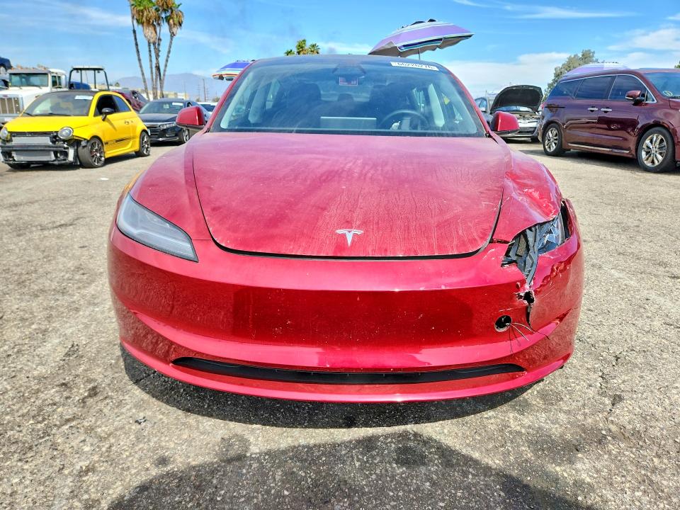 Photo 5 from auction – 2025 TESLA MODEL 3 with VIN 5YJ3E1EBXSF940244