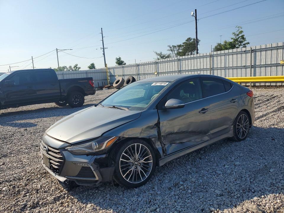 HYUNDAI ELANTRA 2017 with VIN KMHD04LB8HU328840 - Photo from auction