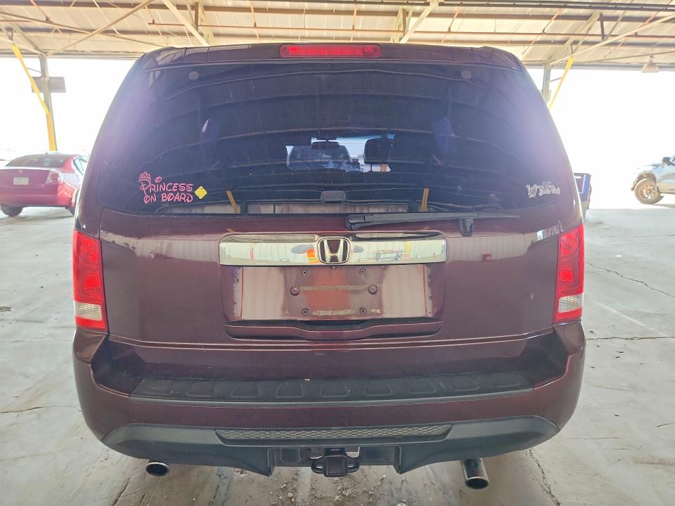 Photo 6 from auction – 2012 HONDA PILOT with VIN 5FNYF3H60CB013249