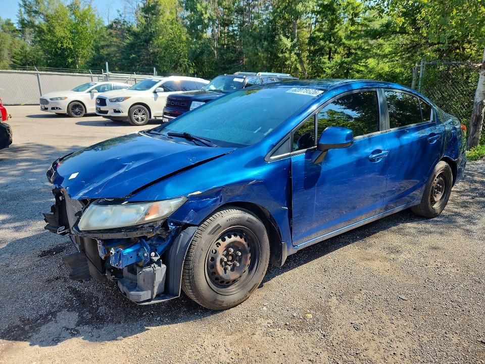 HONDA CIVIC 2013 with VIN 2HGFB2F4XDH004909 - Photo from auction