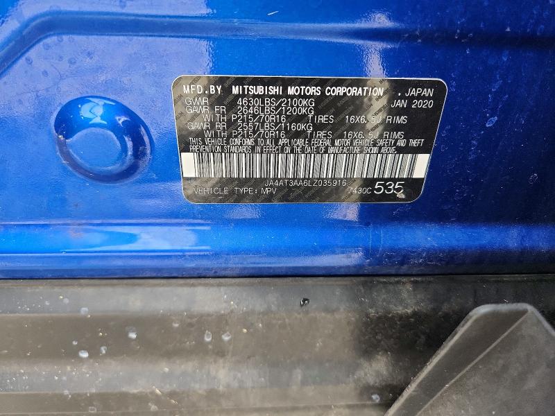 Photo 14 from auction – 2020 MITSUBISHI ECLIPSE CROSS with VIN JA4AT3AA6LZ035916