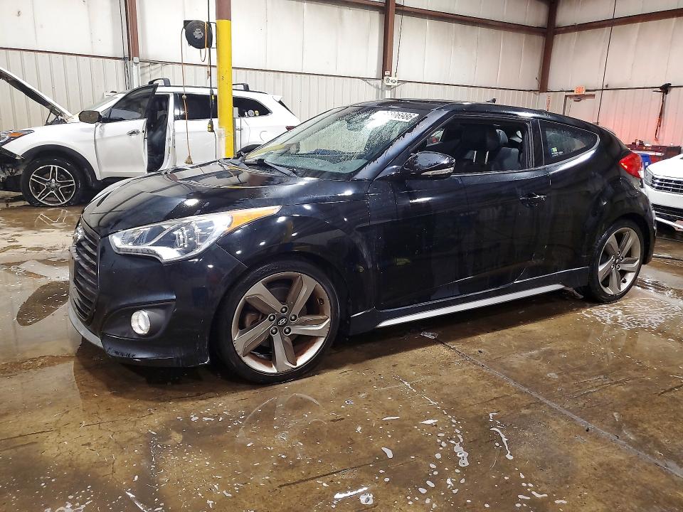 HYUNDAI VELOSTER 2013 with VIN KMHTC6AE2DU129305 - Photo from auction