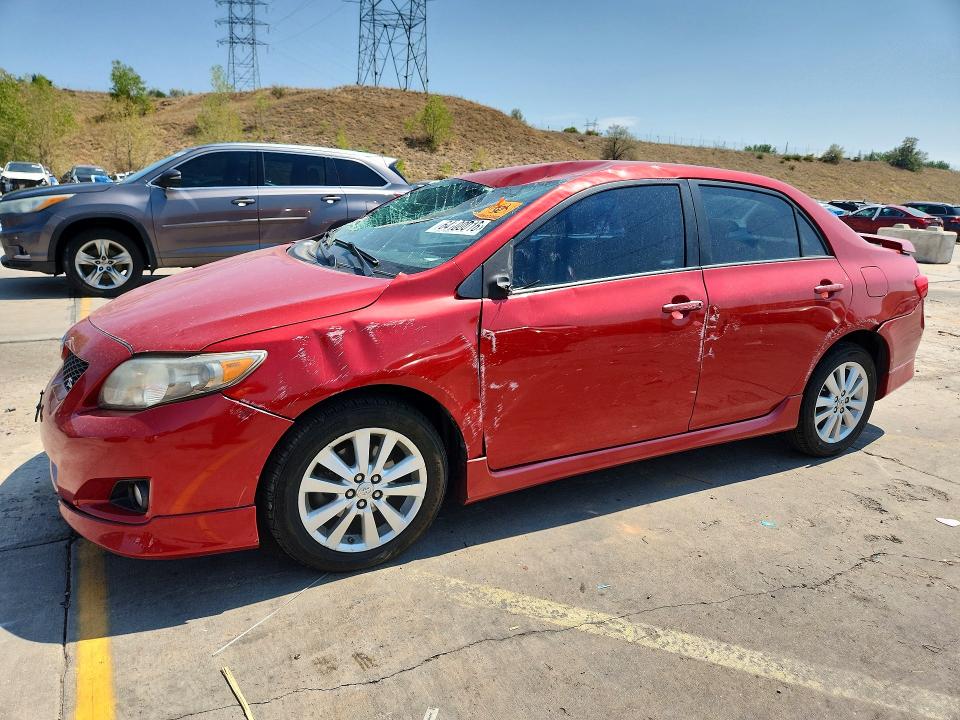 TOYOTA COROLLA 2010 with VIN 2T1BU4EE9AC473475 - Photo from auction