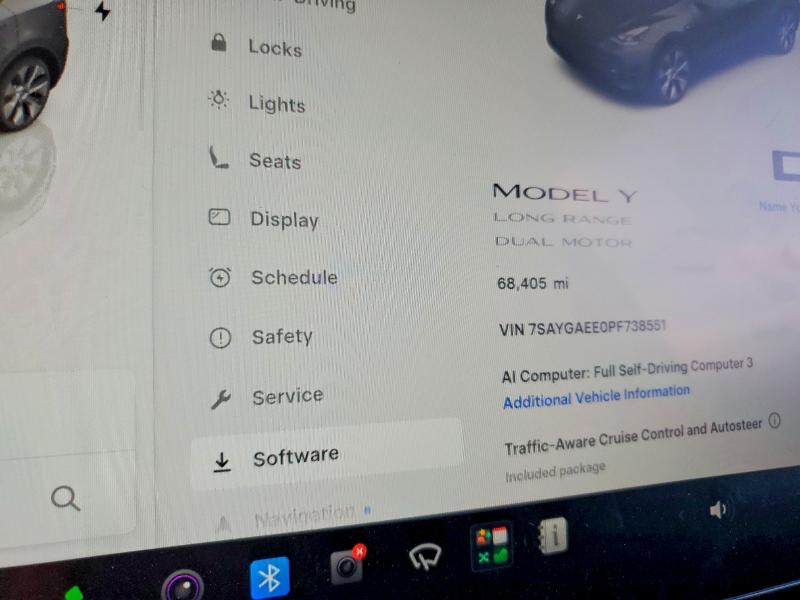 Zdjęcie 9 z aukcji – 2023 TESLA MODEL Y z VIN 7SAYGAEE0PF738551