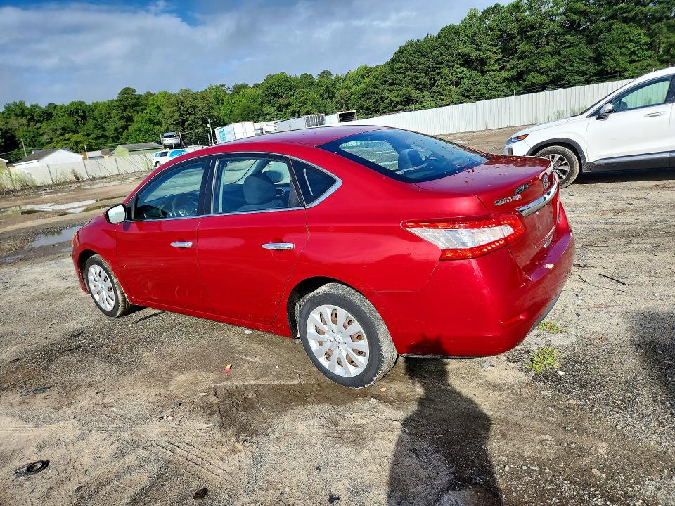 Photo 2 from auction – 2013 NISSAN SENTRA with VIN 3N1AB7AP6DL726430