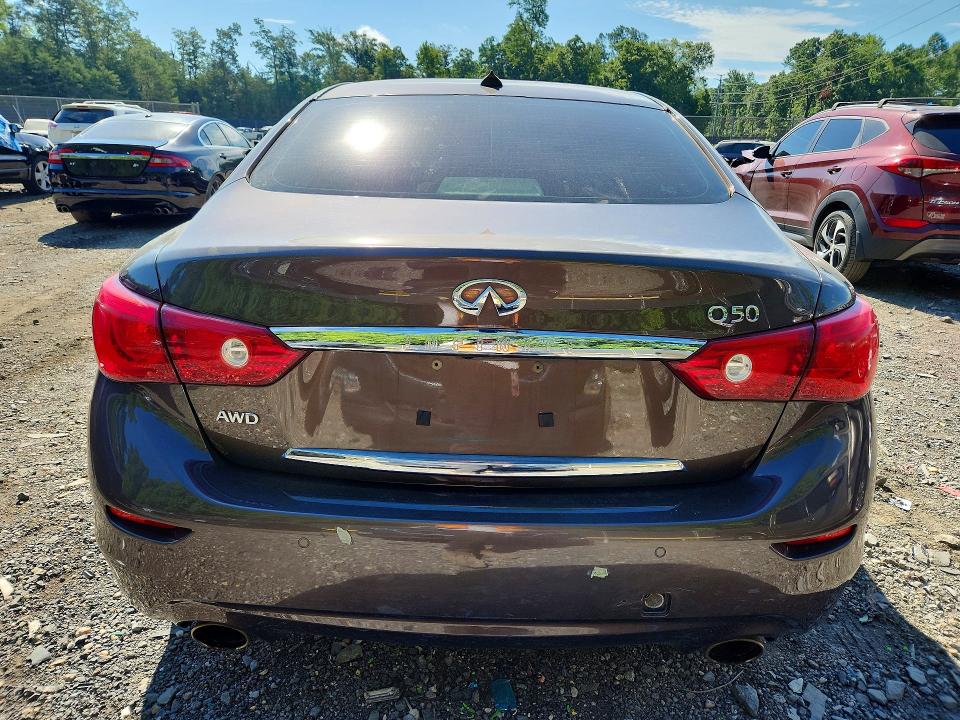 Снимка 6 от търг – 2014 INFINITI Q50 с VIN JN1BV7AR5EM681422