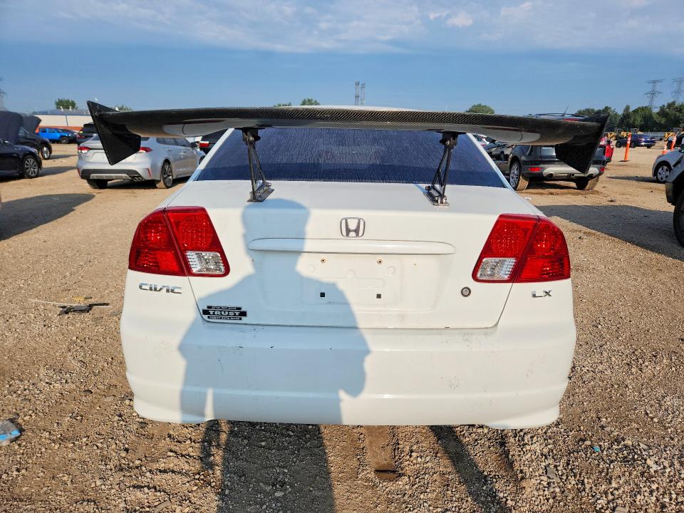 Photo 6 from auction – 2005 HONDA CIVIC with VIN 2HGES16655H504596