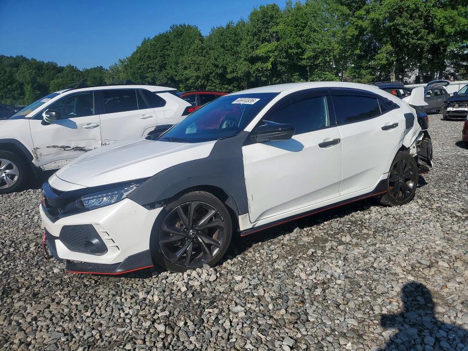 HONDA CIVIC 2018 with VIN SHHFK7G48JU201927 - Photo from auction
