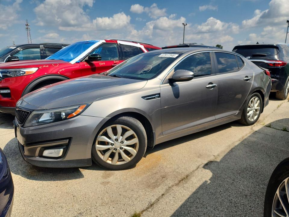 KIA OPTIMA 2014 مع رقم تعريف المركبة 5XXGN4A73EG297001 - صورة من المزاد