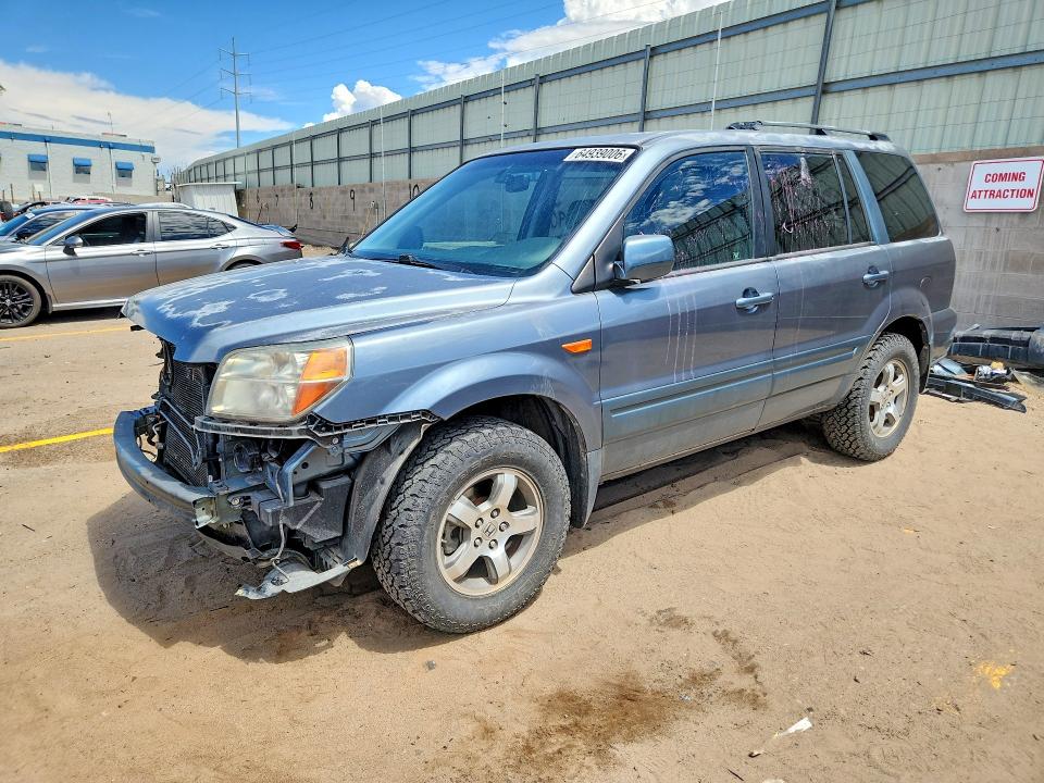 HONDA PILOT 2007 with VIN 5FNYF18567B032213 - Photo from auction