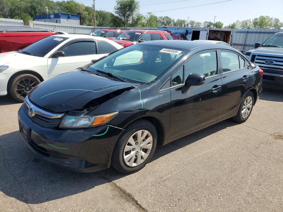 HONDA CIVIC 2012 with VIN 19XFB2F55CE079017 - Photo from auction
