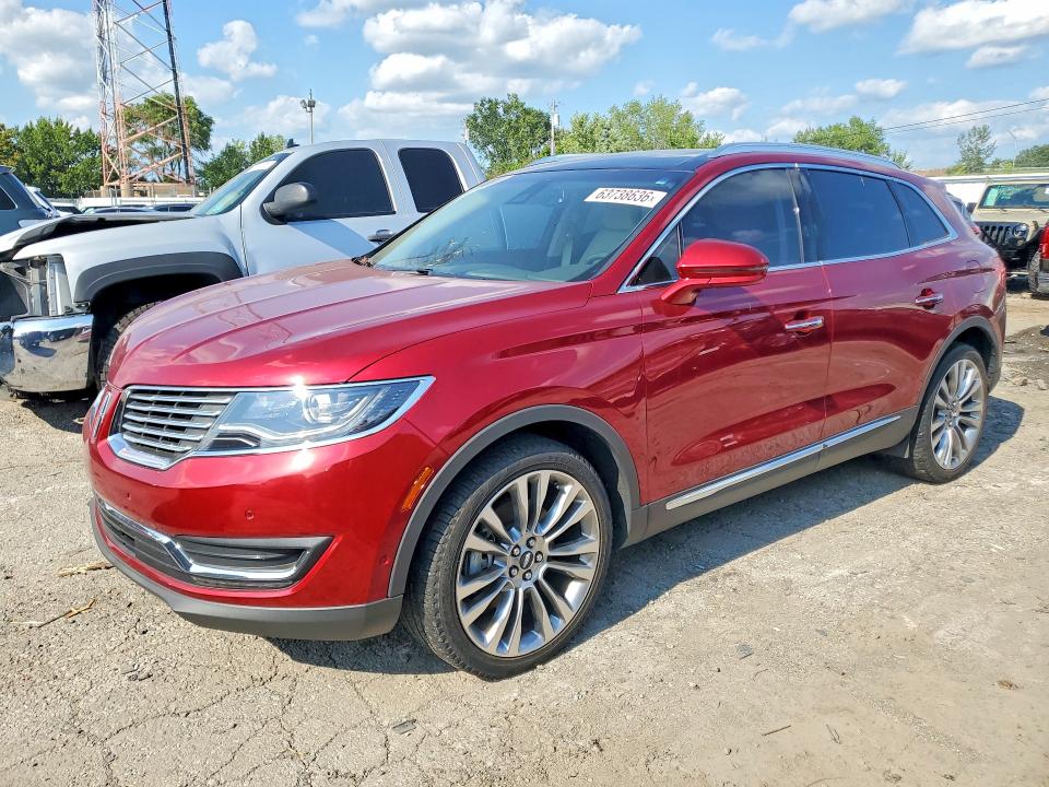 LINCOLN MKX 2016 with VIN 2LMPJ8LR1GBL84190 - Photo from auction