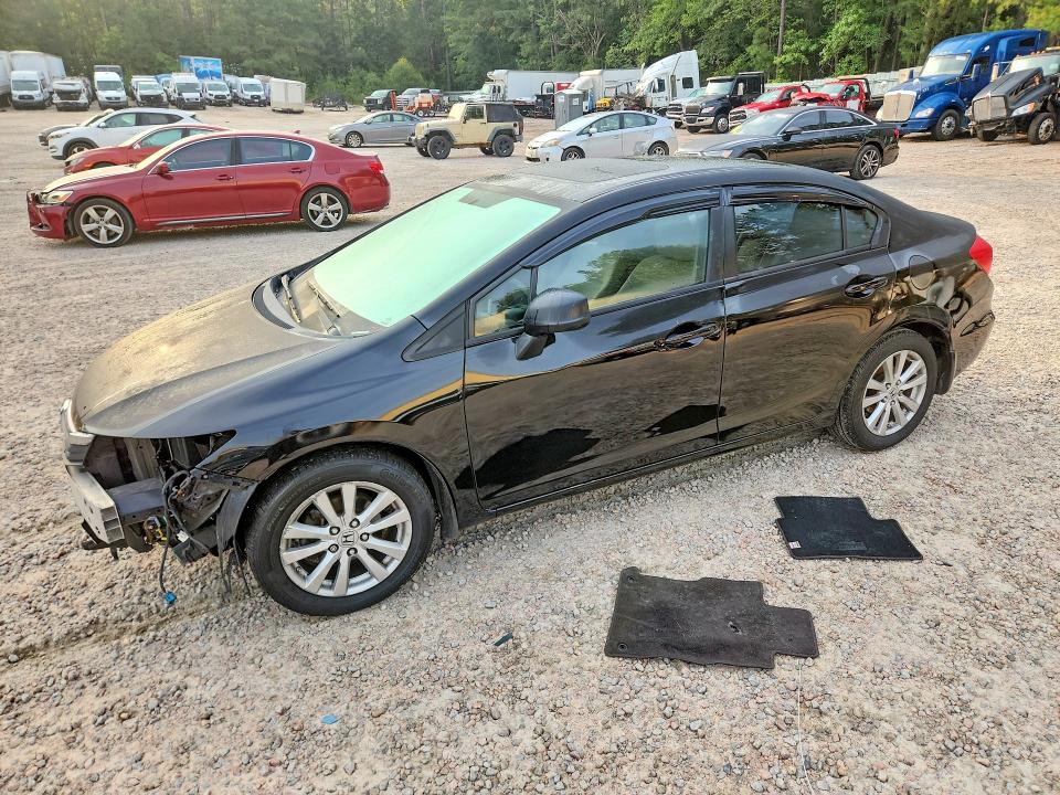 HONDA CIVIC 2012 with VIN 19XFB2F86CE382558 - Photo from auction