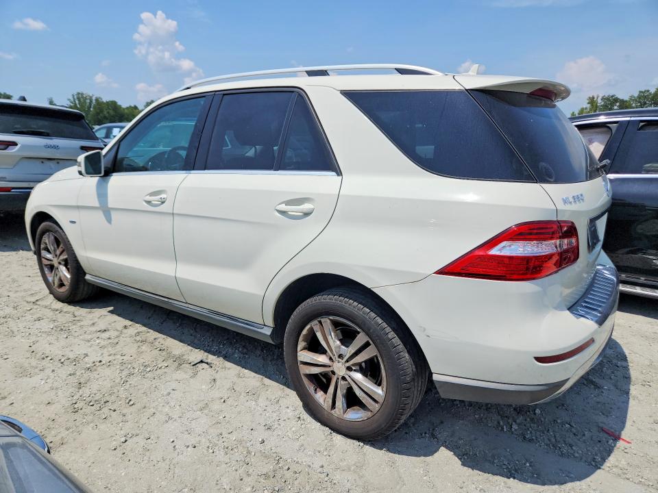 Photo 2 from auction – 2012 MERCEDES-BENZ ML with VIN 4JGDA2EB8CA095292