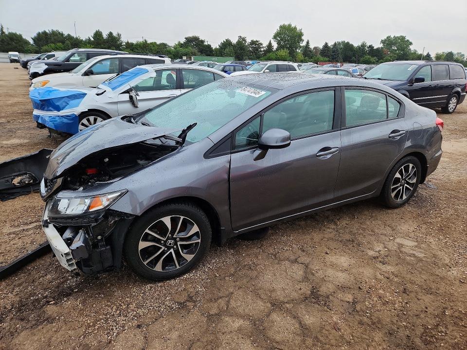 HONDA CIVIC 2013 с VIN 19XFB2F92DE043659 - Фото с аукциона