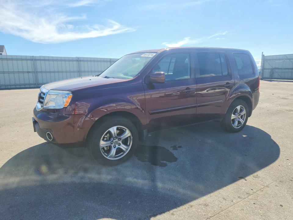 HONDA PILOT 2012 with VIN 5FNYF4H58CB019457 - Photo from auction