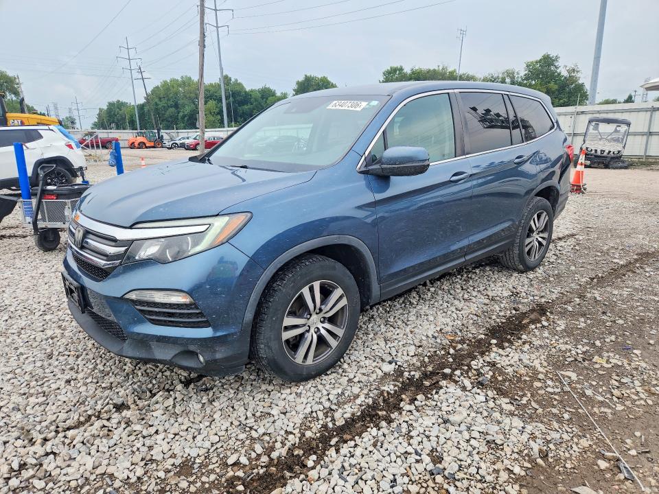 Фото 1 с аукциона – 2017 HONDA PILOT с VIN 5FNYF6H42HB071614