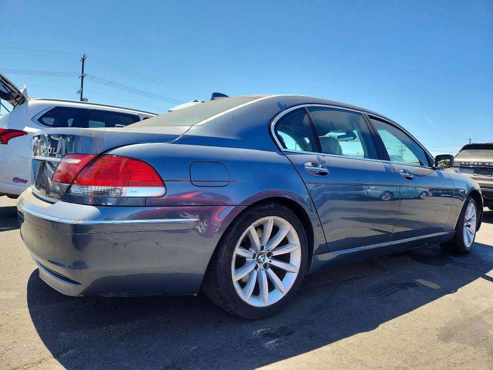 Photo 3 from auction – 2007 BMW 750 with VIN WBAHN83587DT67089