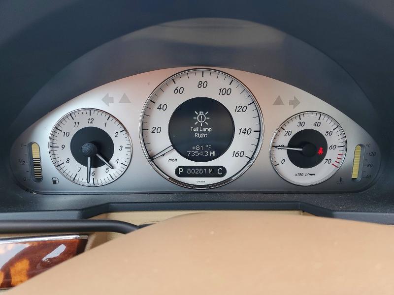 Photo 9 from auction – 2008 MERCEDES-BENZ E with VIN WDBUF56X28B253191