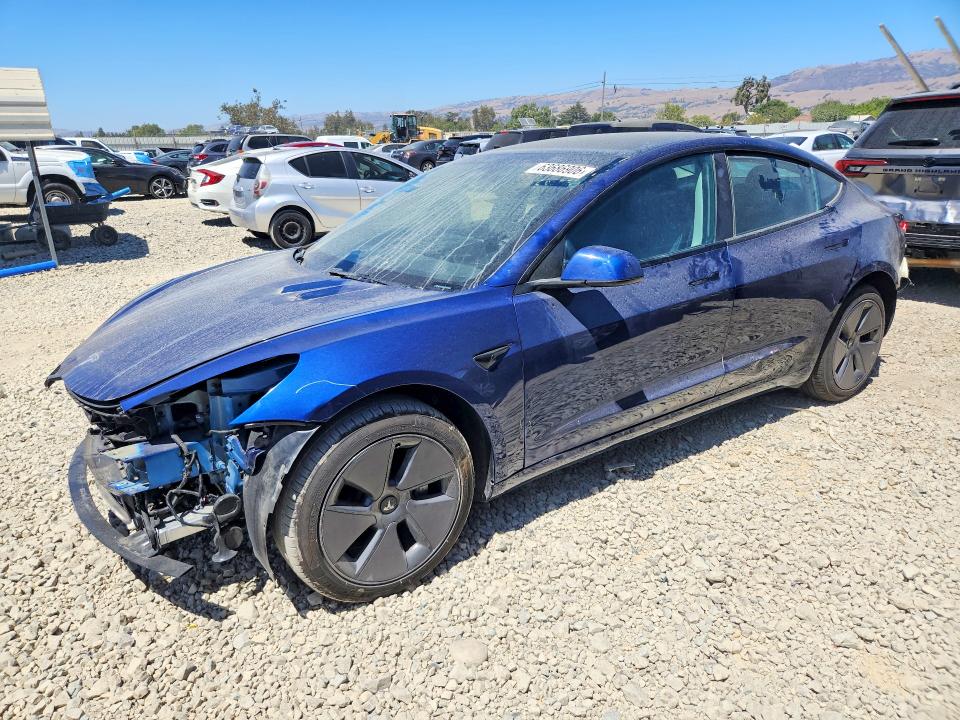 TESLA MODEL 3 2023 with VIN 5YJ3E1EA8PF642466 - Photo from auction