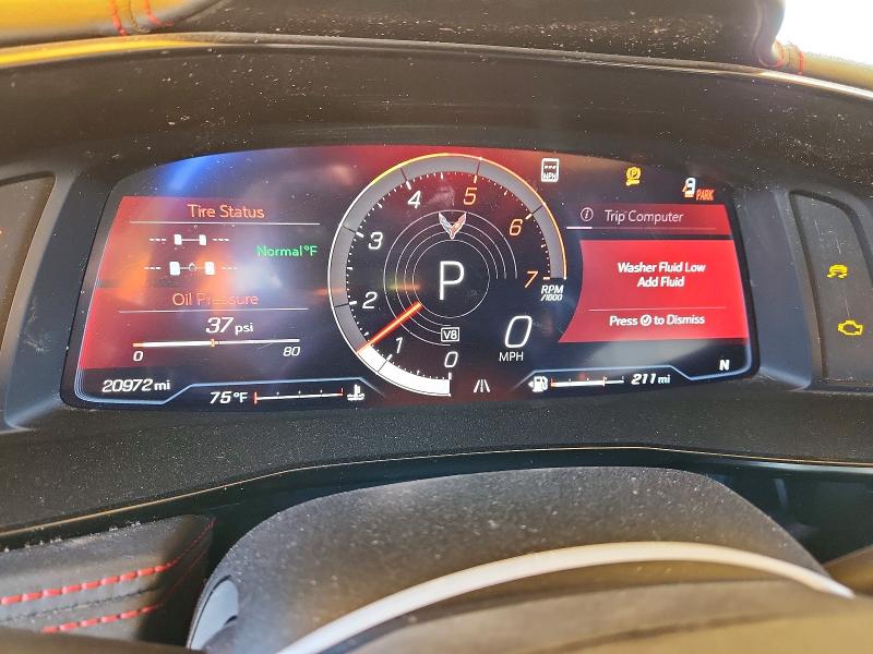 Photo 9 from auction – 2021 CHEVROLET CORVETTE with VIN 1G1YC2D44M5117083