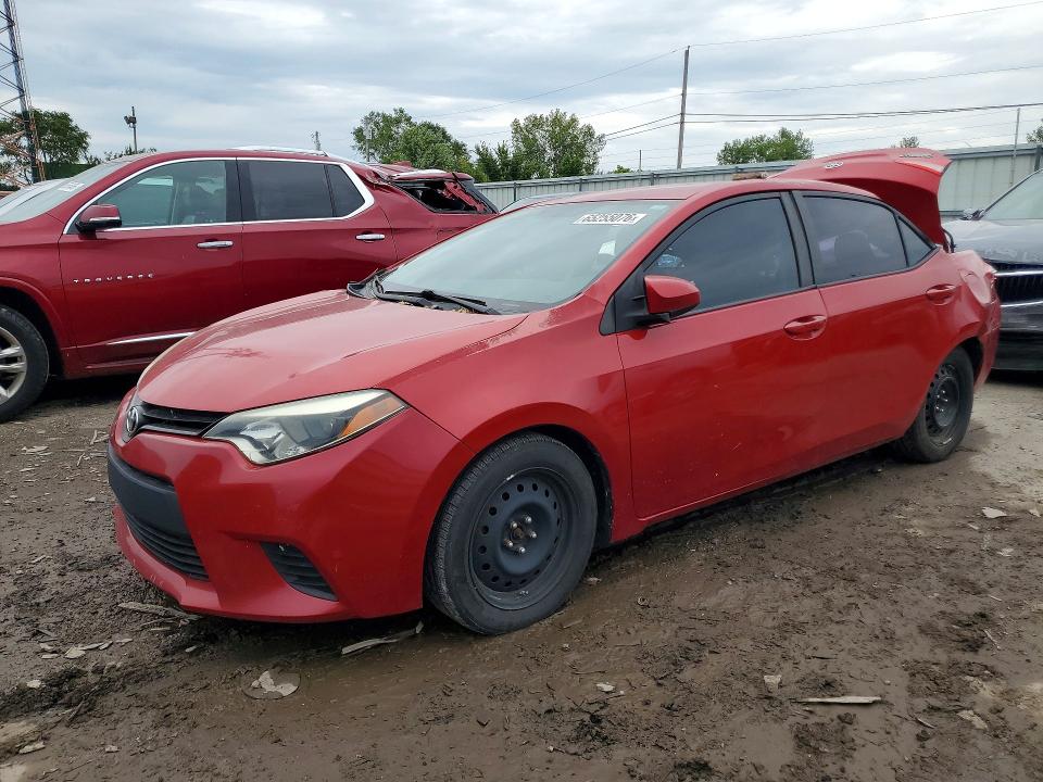 TOYOTA COROLLA 2014 with VIN 5YFBURHE2EP038893 - Photo from auction