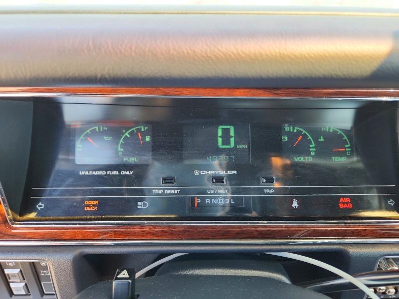 Photo 9 from auction – 1992 CHRYSLER IMPERIAL with VIN 1C3XV56L1ND707465