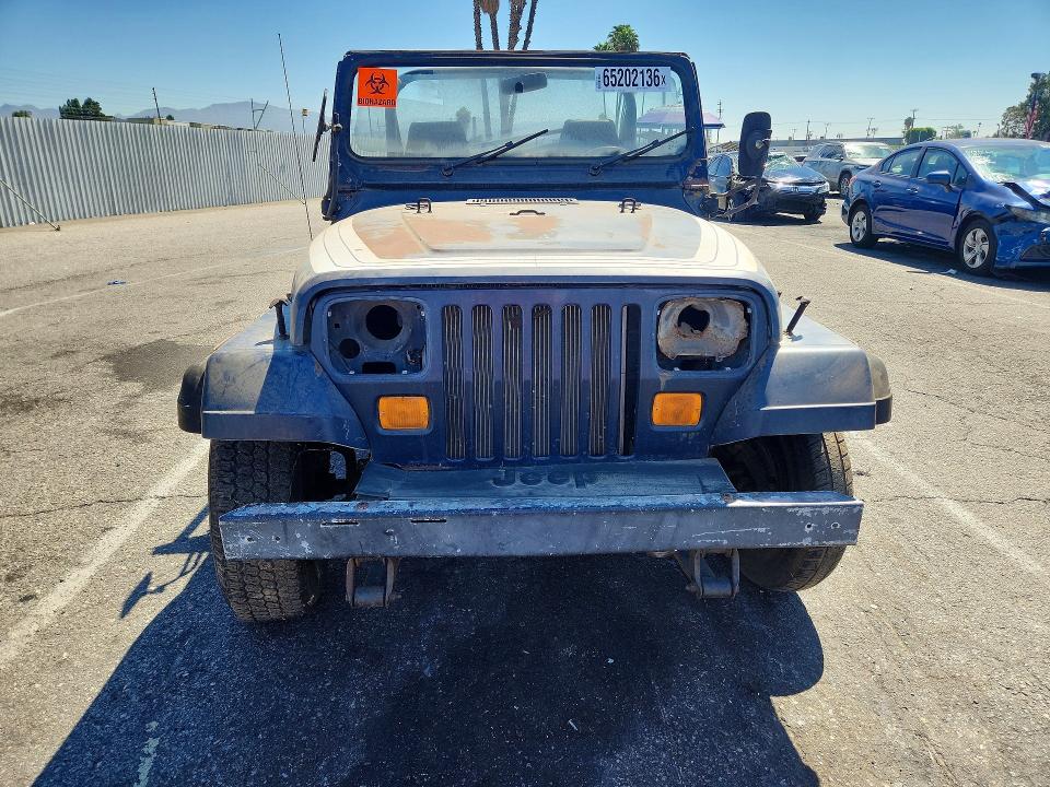 Photo 5 from auction – 1987 JEEP WRANGLER with VIN 2BCCV81KXHB524829