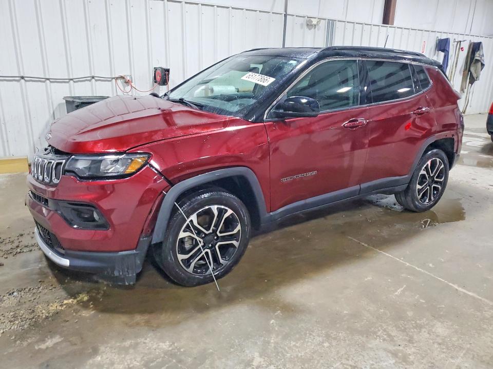 JEEP COMPASS 2022 with VIN 3C4NJDCB2NT189672 - Photo from auction