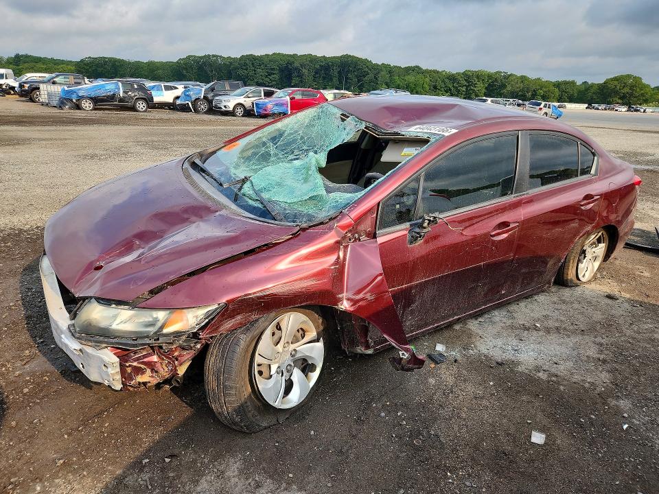 HONDA CIVIC 2015 with VIN 2HGFB2F55FH528867 - Photo from auction