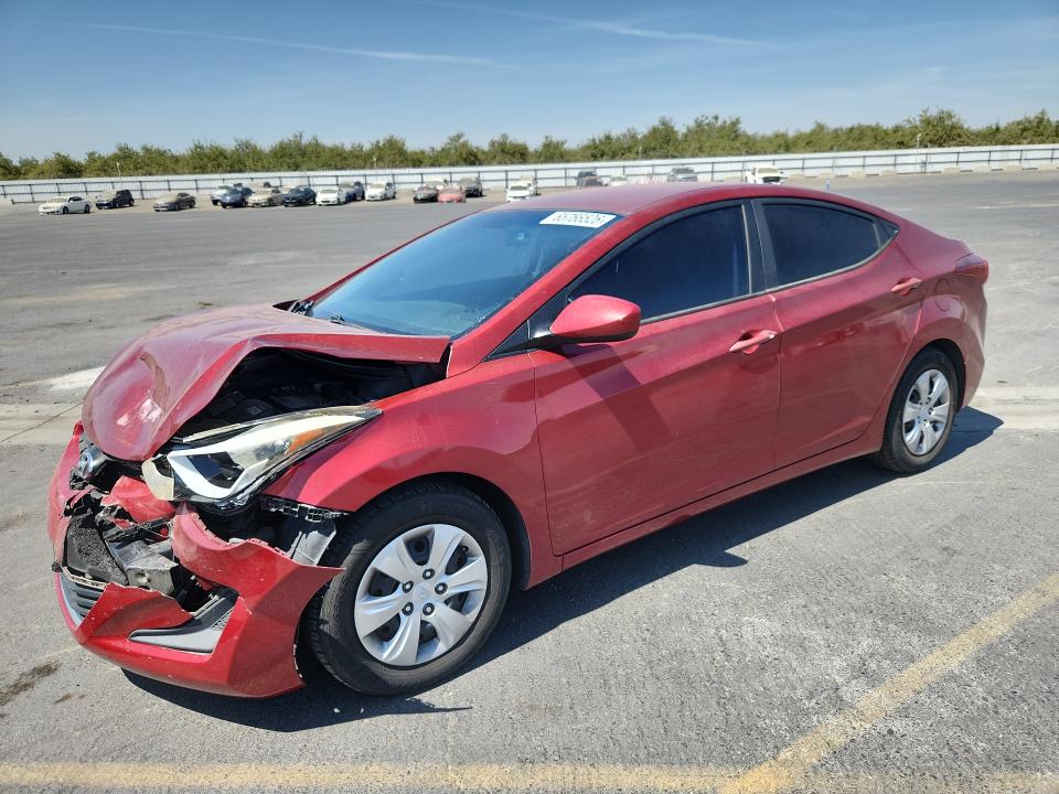 HYUNDAI ELANTRA 2016 with VIN 5NPDH4AE5GH663055 - Photo from auction
