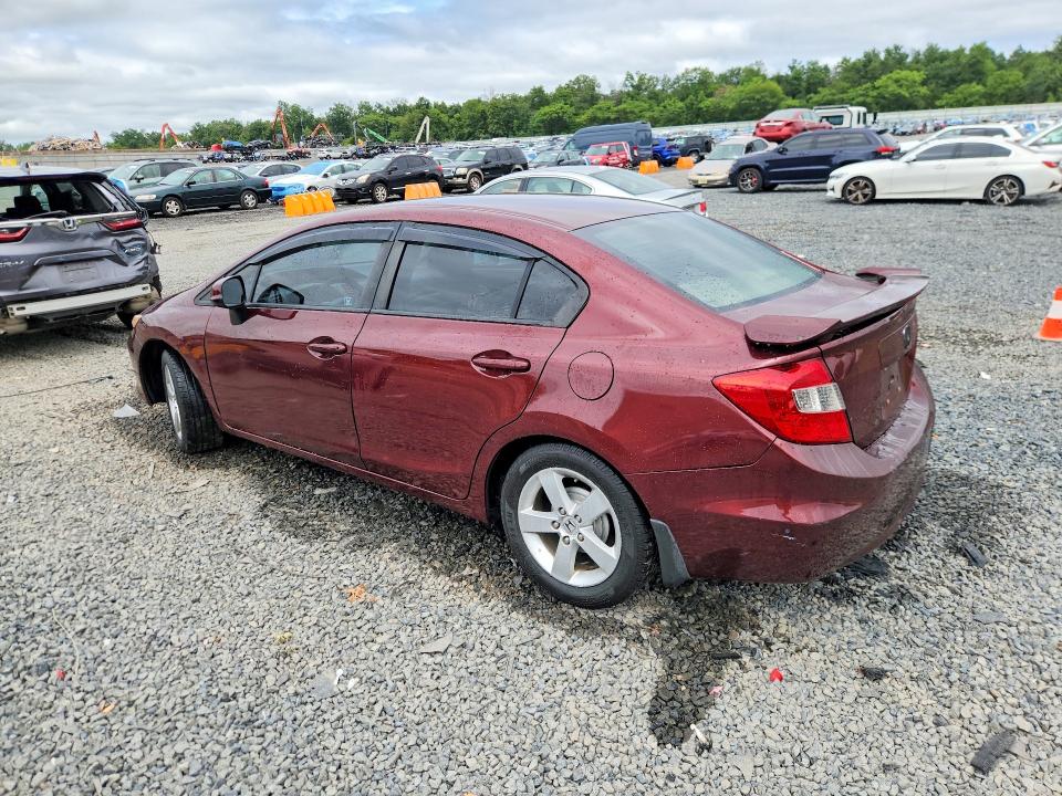 Photo 2 from auction – 2012 HONDA CIVIC with VIN 2HGFB2F5XCH608547
