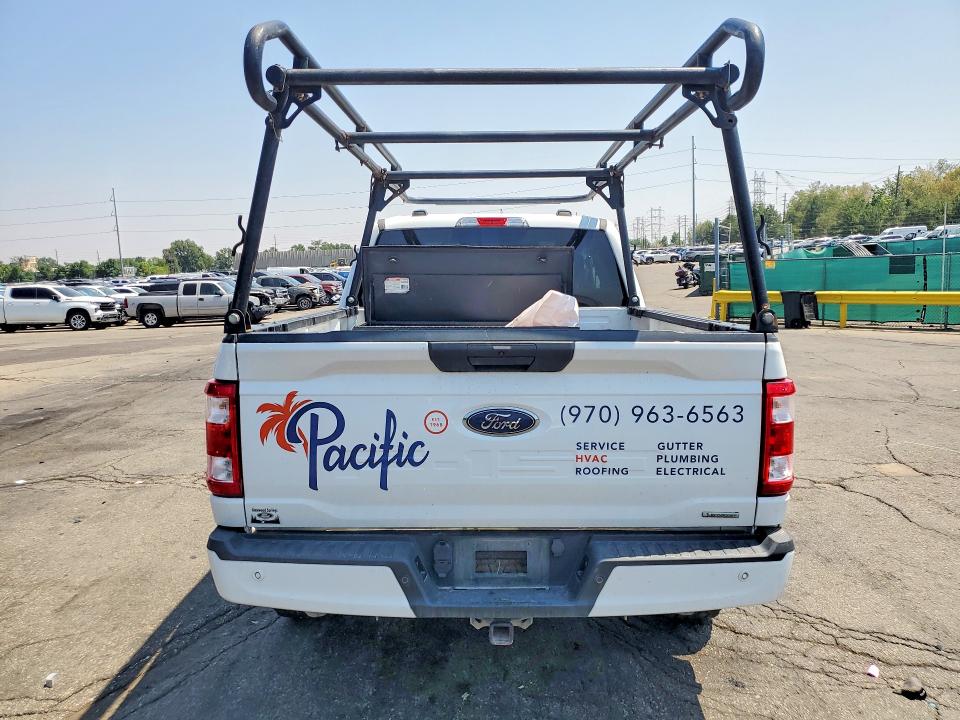 Photo 6 from auction – 2021 FORD F150 with VIN 1FTEX1EP5MFD05588