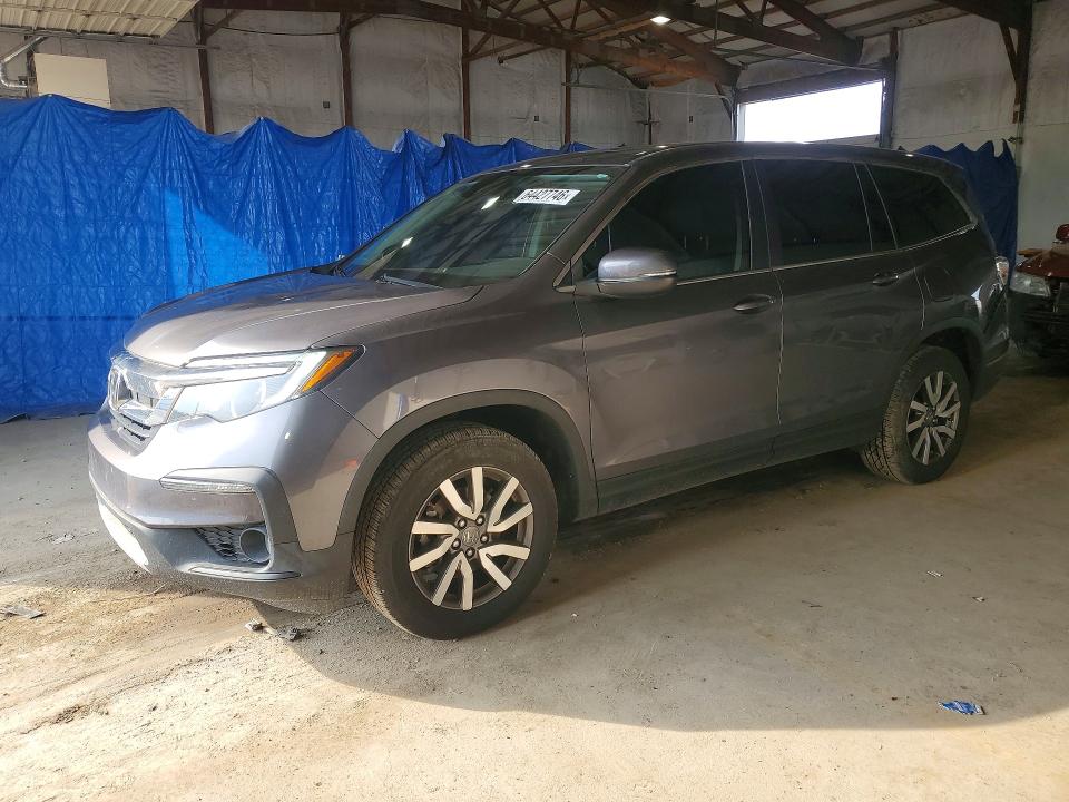 HONDA PILOT 2021 with VIN 5FNYF6H57MB033573 - Photo from auction