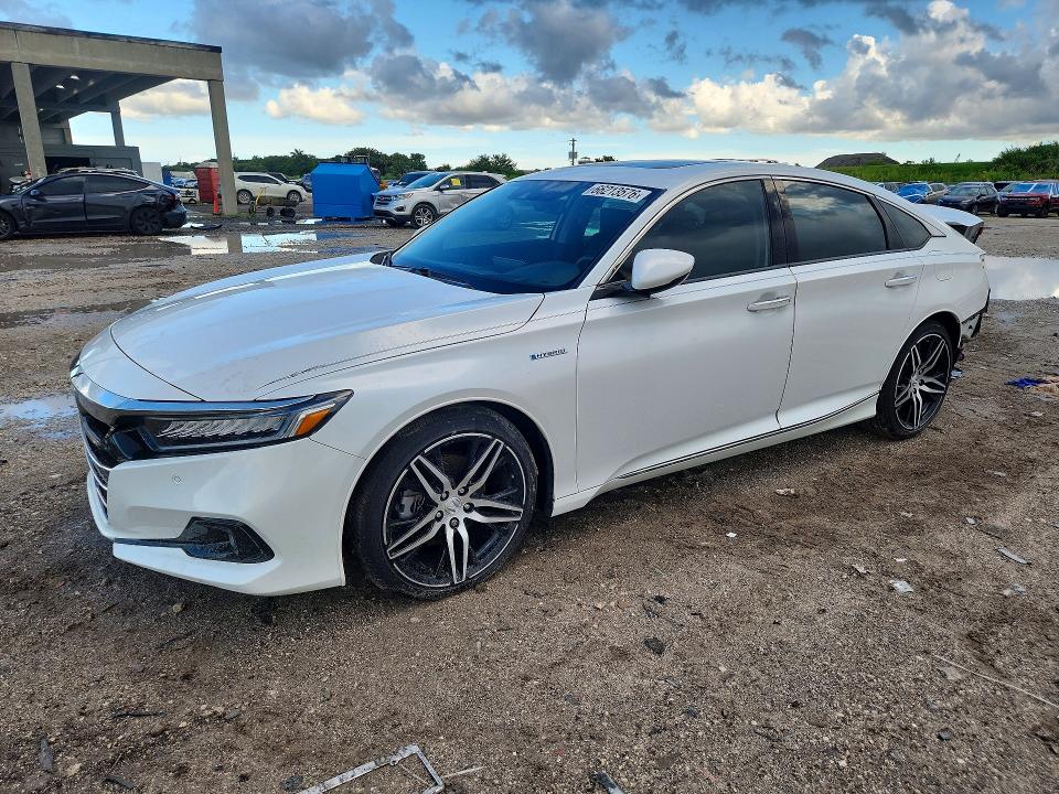 HONDA ACCORD 2022 with VIN 1HGCV3F91NA007435 - Photo from auction
