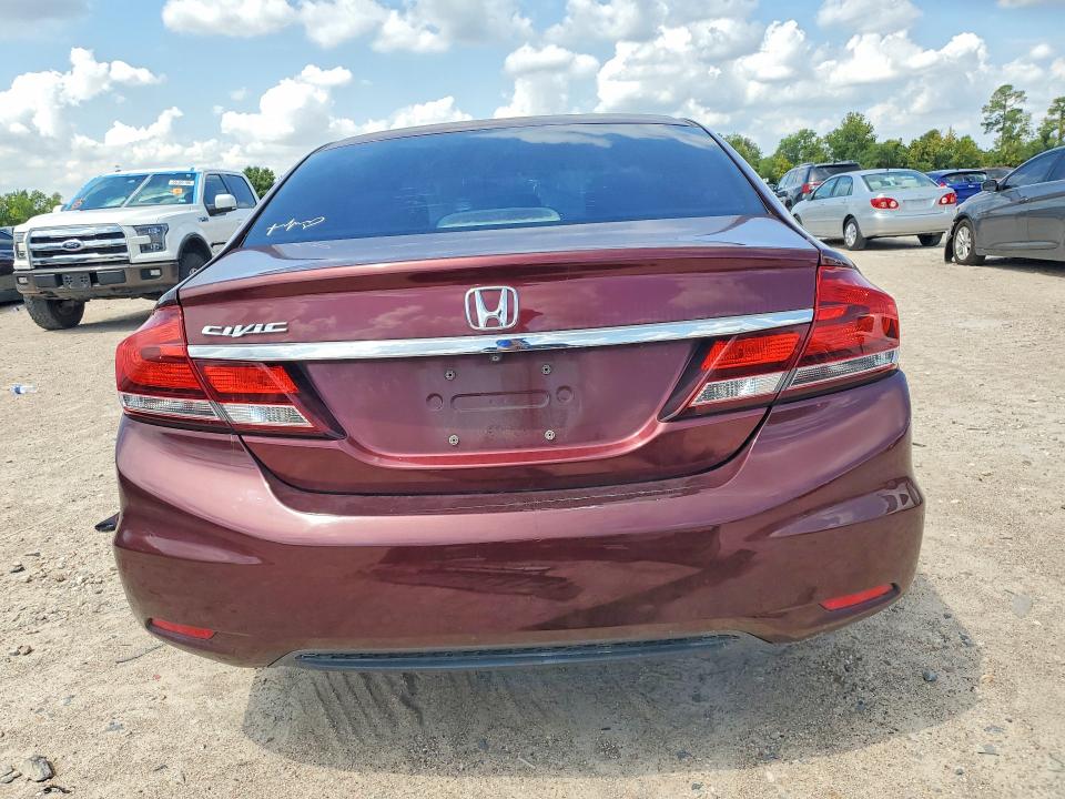 Photo 6 from auction – 2014 HONDA CIVIC with VIN 19XFB2F54EE029180
