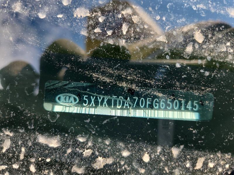 Photo 14 from auction – 2015 KIA SORENTO with VIN 5XYKTDA70FG650145