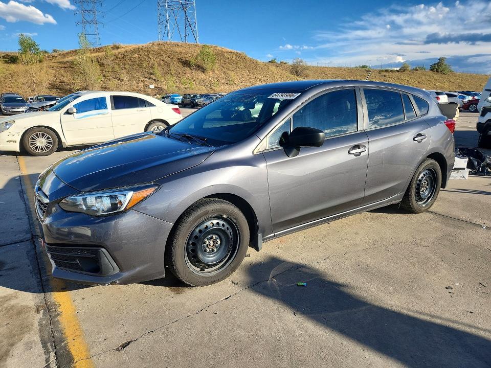 SUBARU IMPREZA 2021 with VIN 4S3GTAB65M3708956 - Photo from auction