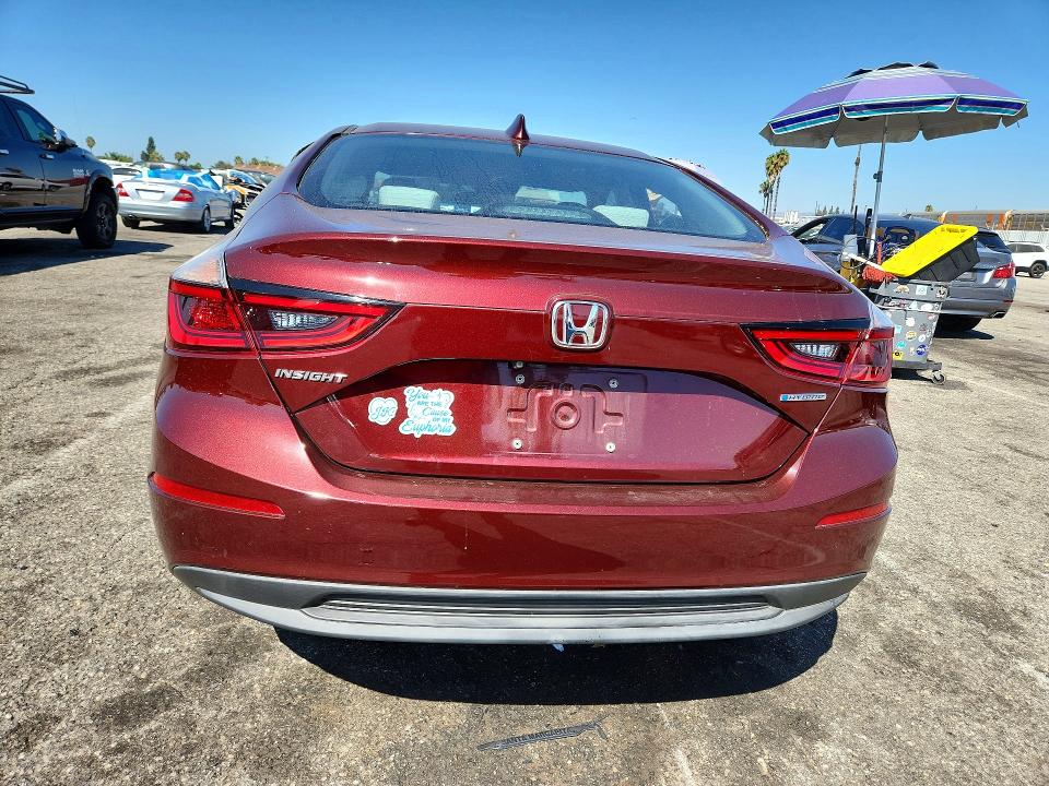 Photo 6 from auction – 2019 HONDA INSIGHT with VIN 19XZE4F18KE029059