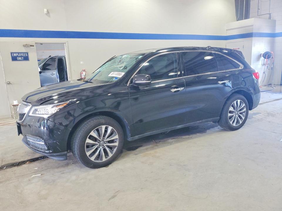 ACURA MDX 2016 with VIN 5FRYD4H40GB012780 - Photo from auction