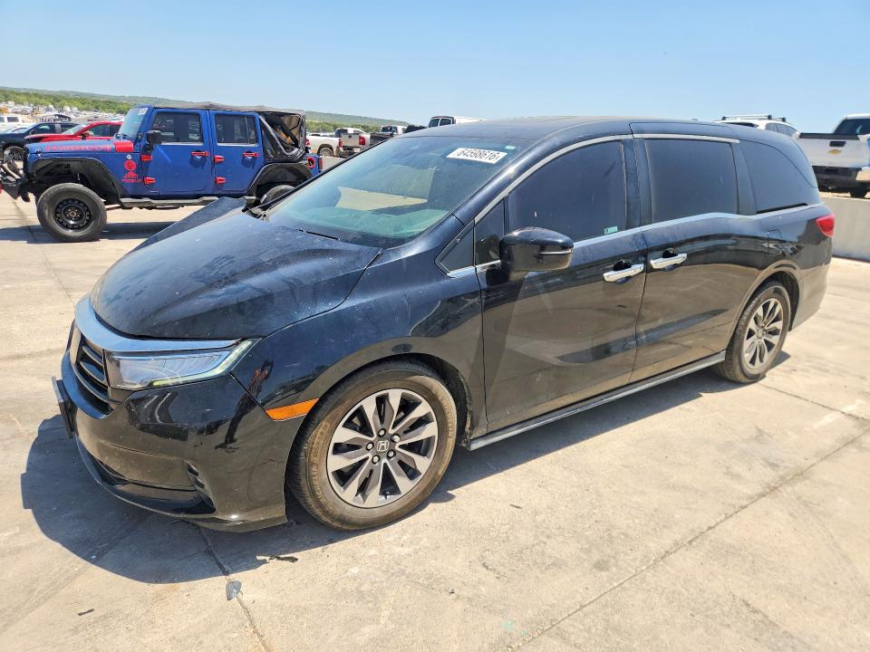 HONDA ODYSSEY 2022 with VIN 5FNRL6H79NB014605 - Photo from auction