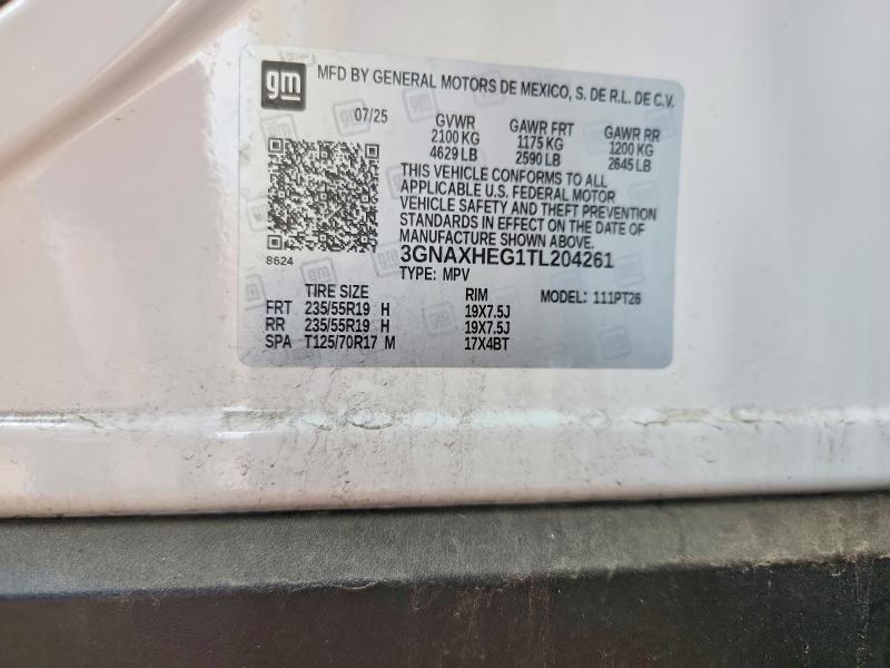 Photo 14 from auction – 2026 CHEVROLET EQUINOX with VIN 3GNAXHEG1TL204261