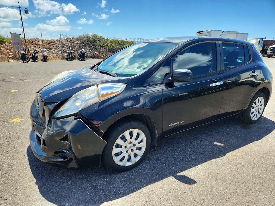 NISSAN LEAF 2014 with VIN 1N4AZ0CP0EC331031 - Photo from auction
