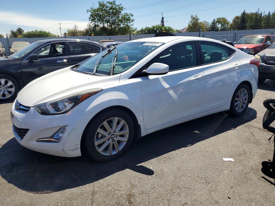 HYUNDAI ELANTRA 2016 with VIN 5NPDH4AE8GH661543 - Photo from auction
