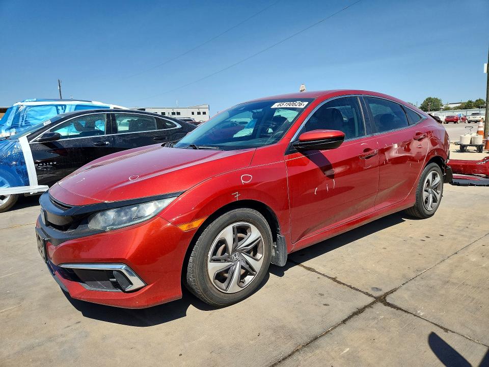 HONDA CIVIC 2020 with VIN 19XFC2F66LE003201 - Photo from auction