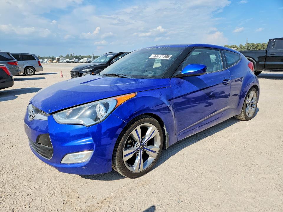 HYUNDAI VELOSTER 2013 with VIN KMHTC6ADXDU151544 - Photo from auction