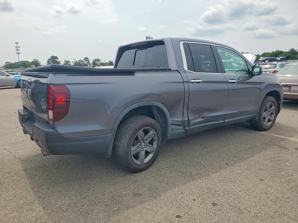 Photo 3 from auction – 2022 HONDA RIDGELINE with VIN 5FPYK3F73NB033058