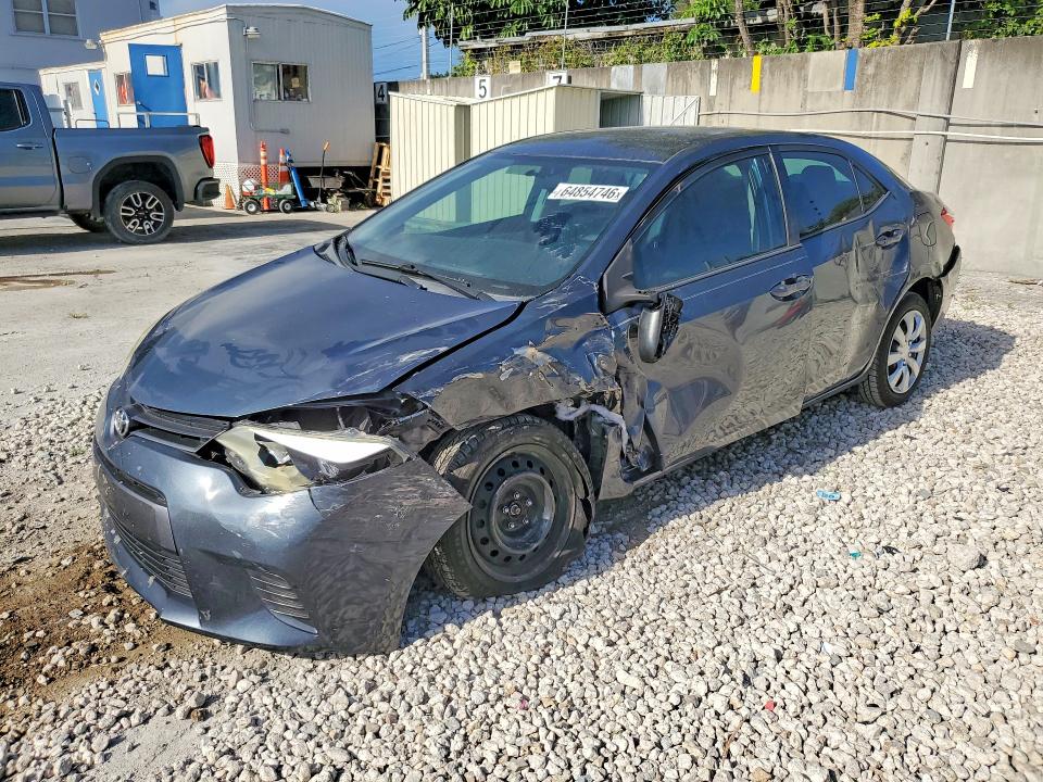 TOYOTA COROLLA 2016 with VIN 2T1BURHE2GC487199 - Photo from auction